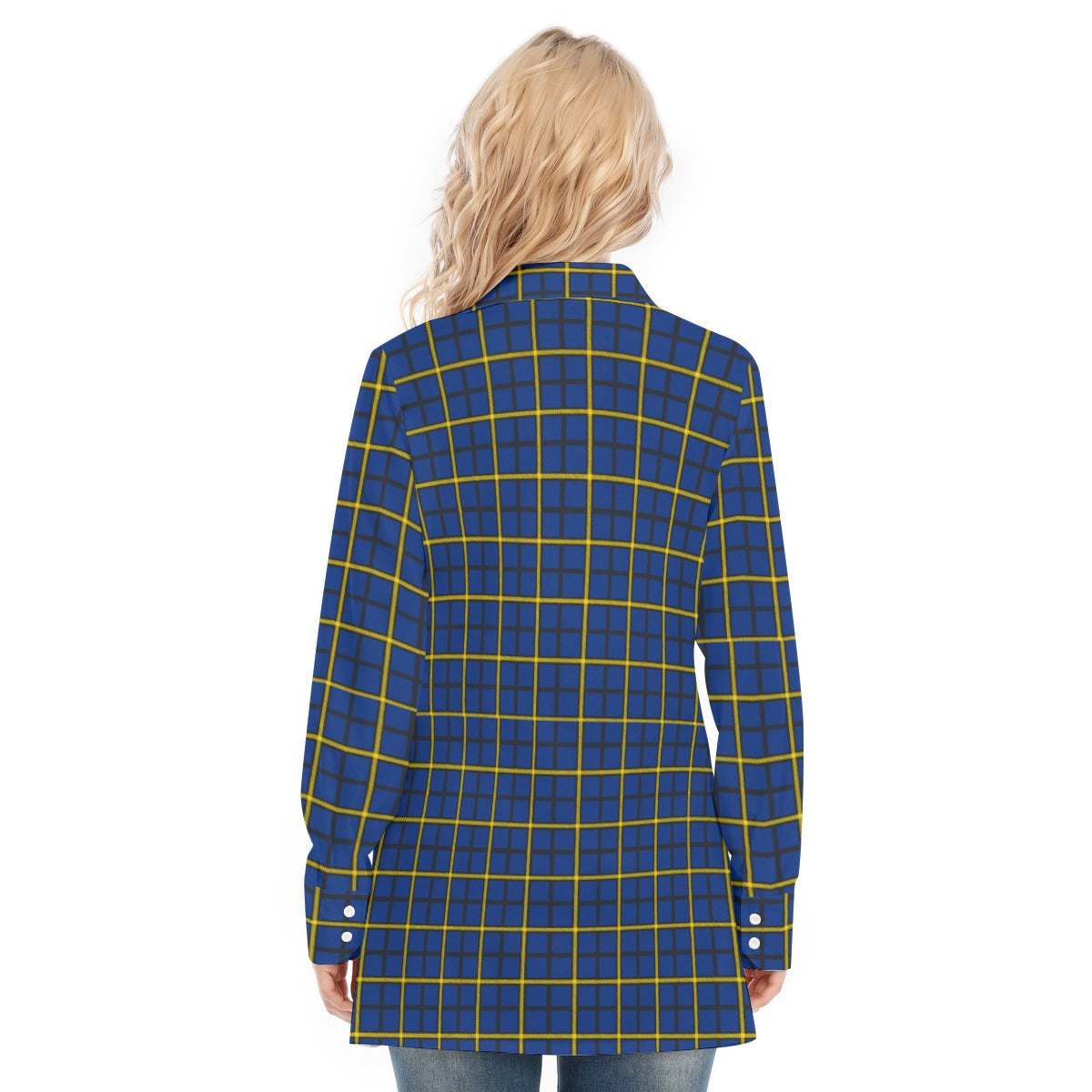 Pittsburgh Tartan Plaid Panthers Women's Long Shirt