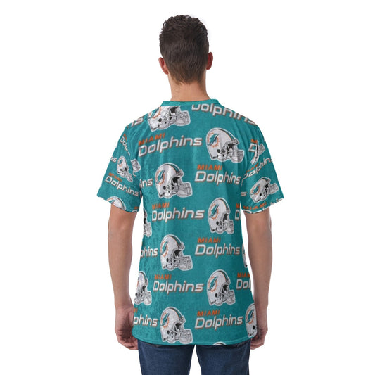 Miami Football Game Day All-Over Print Men's T-Shirt | Velvet