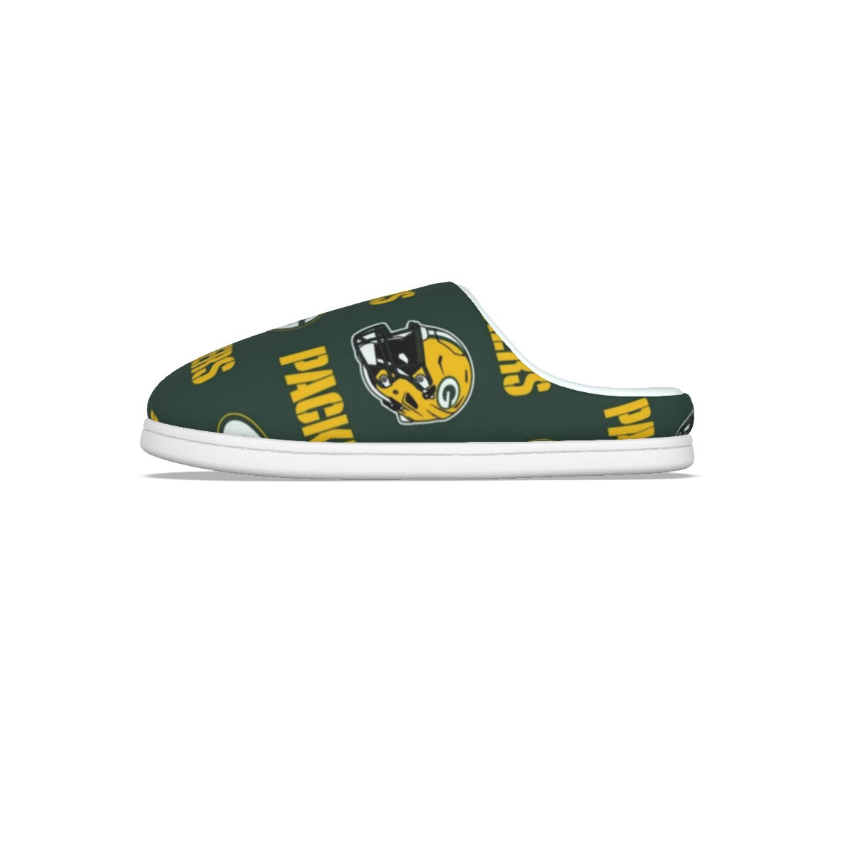 Green Bay Football Game Day All-Over Print Men's Plush Slippers