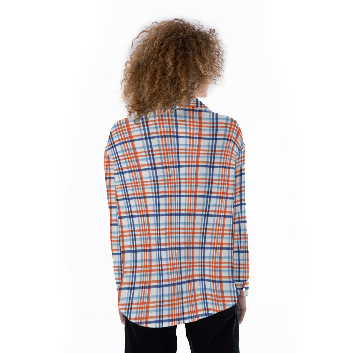Florida - Gators tartan plaid  Women's Satin Shirt