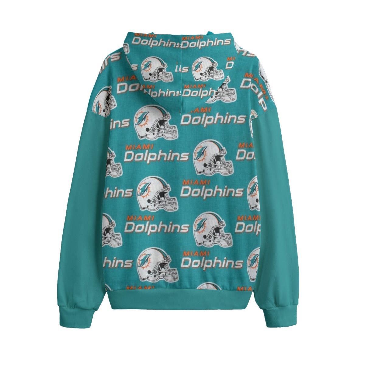 Miami Football Game Day All-Over Print Unisex Plus Fleece Pullover Hoodie