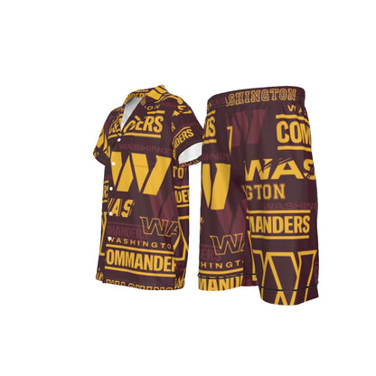 Washington Commanders Kid's Imitation Silk Short Pajamas