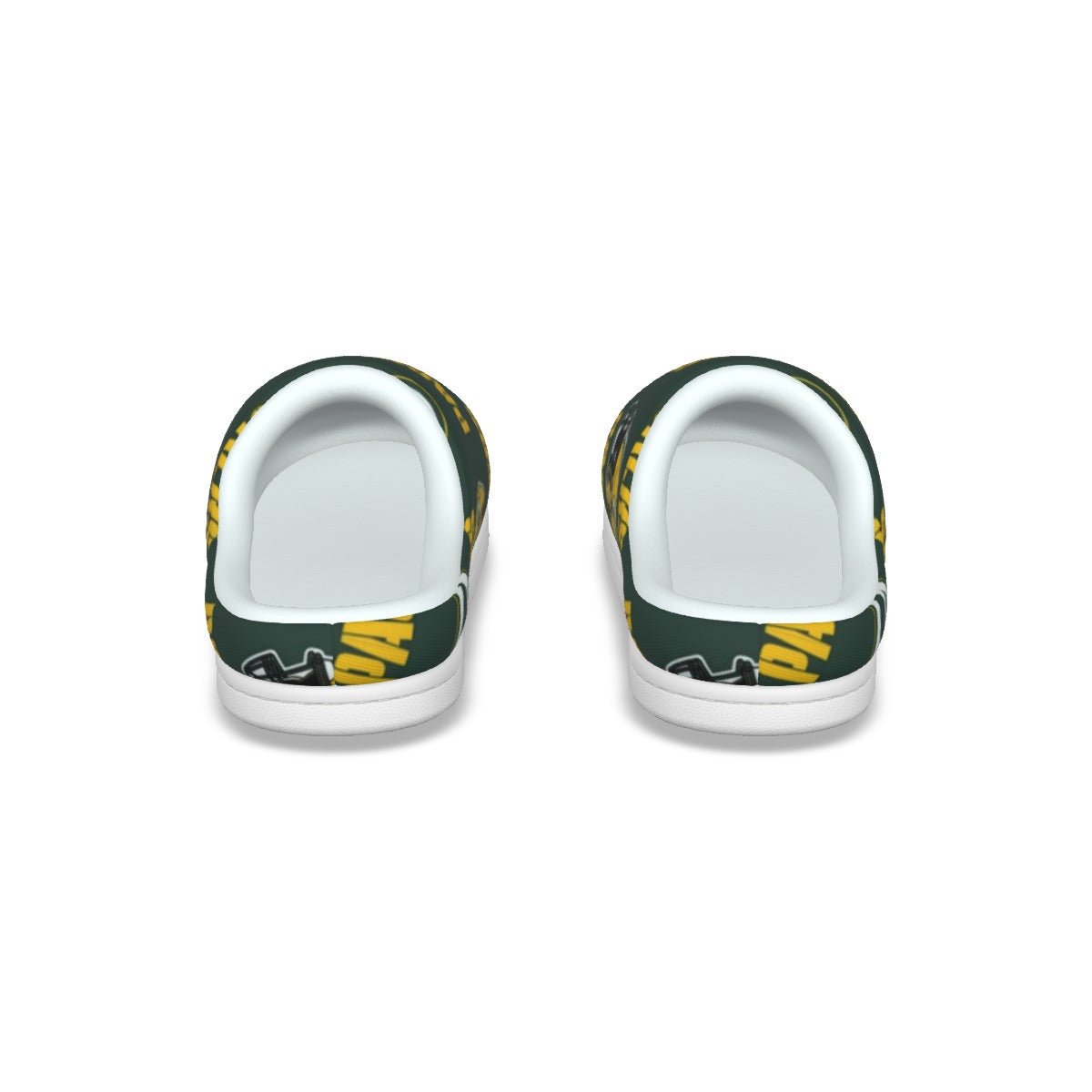 Green Bay Football Game Day All-Over Print Men's Plush Slippers