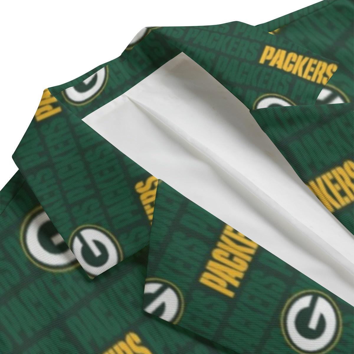 Green Bay Packers suit Flat Lapel Collar Blazer