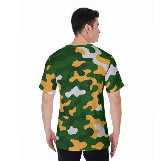 Green Bay Football Game Day All-Over Print V-Neck T-Shirt