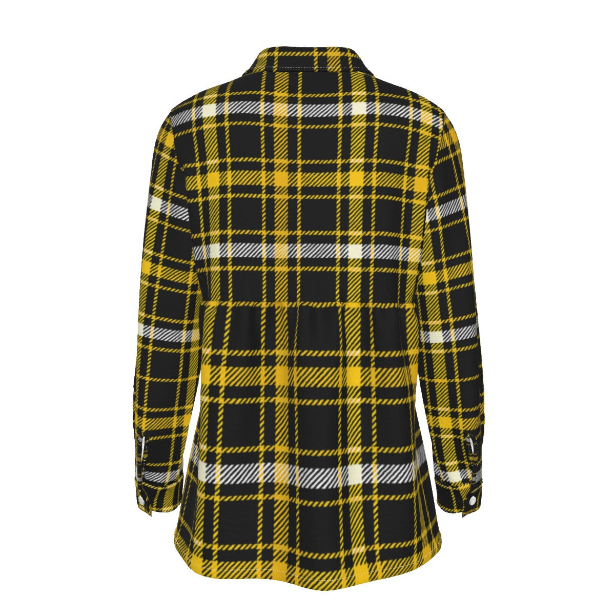 Missouri Tartan Plaid Tigers  Women's Elastic-Back Shirt