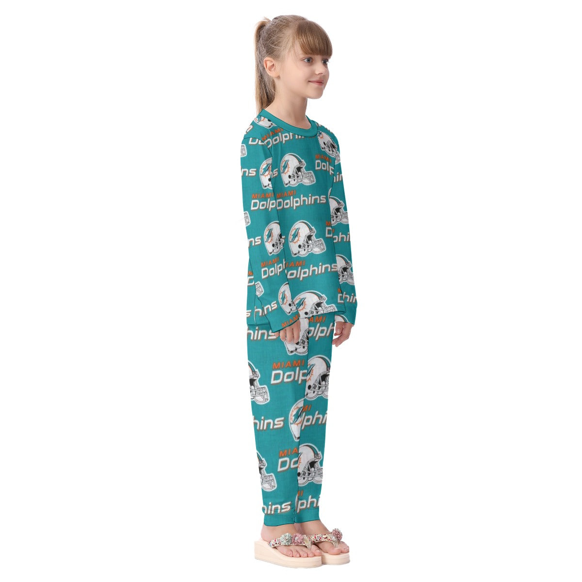 Miami Football Game Day All-Over Print Kid's Pajamas Set