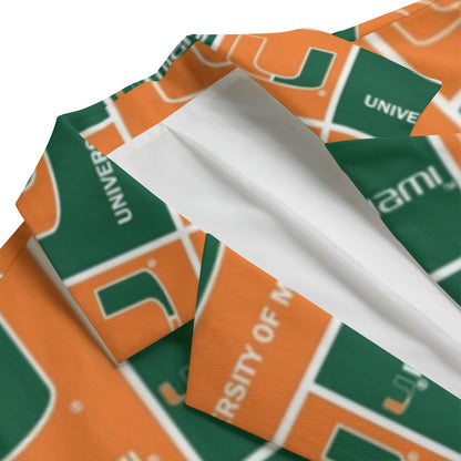Miami - Hurricanes Lapel Collar Blazer