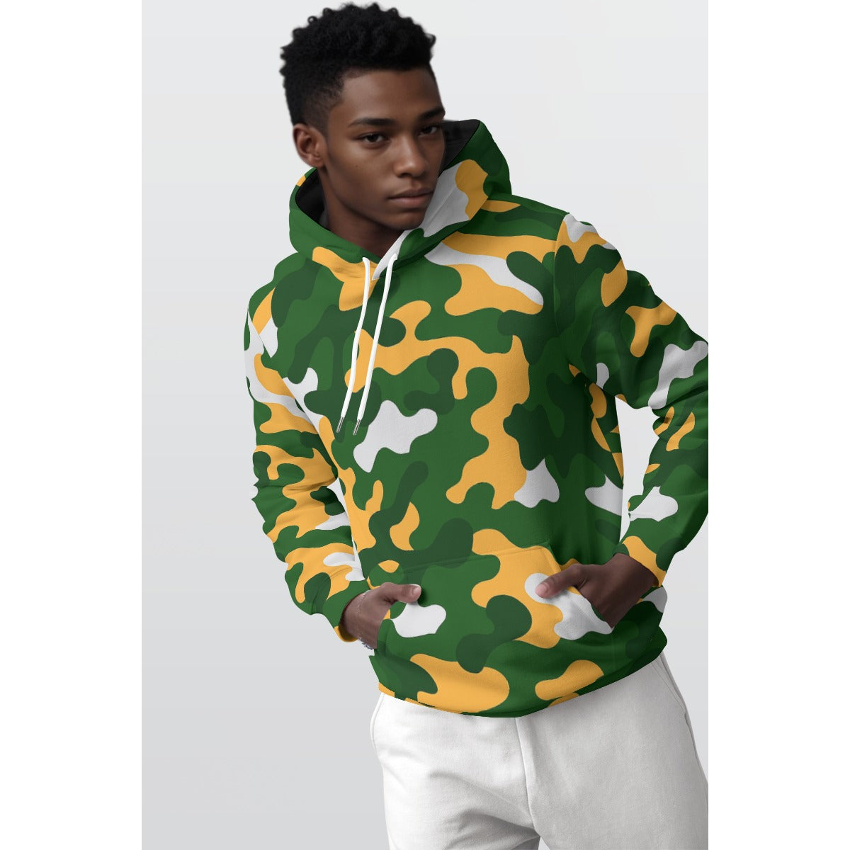 Green Bay Football Game Day All-Over Print Men's Pullover Hoodie