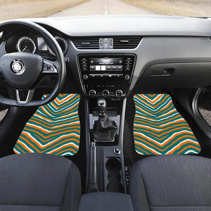 Miami Football Game Day Front row car mats (2pcs)