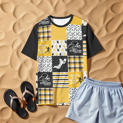 All-Over Print Men's O-Neck T-Shirt | 190GSM Cotton