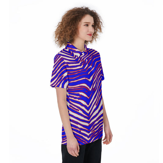 Buffalo Bills Zubaz Women's Polo Shirt
