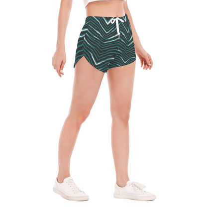Philadelphia Football Game Day All-Over Print Women's Side Split Running Pants