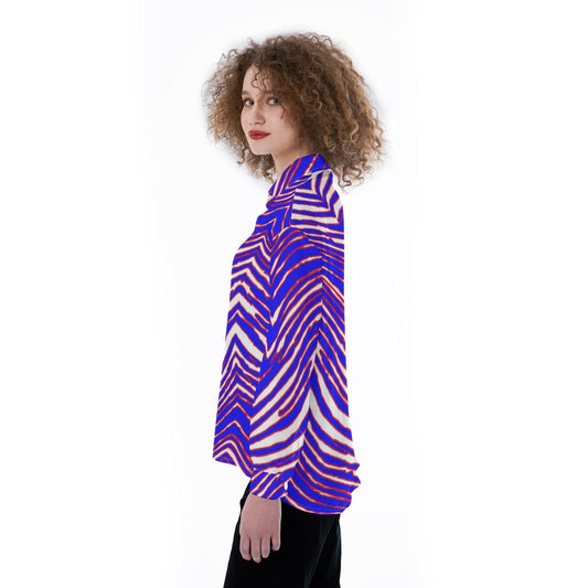 Buffalo Bills Zubaz Women's Satin Shirt