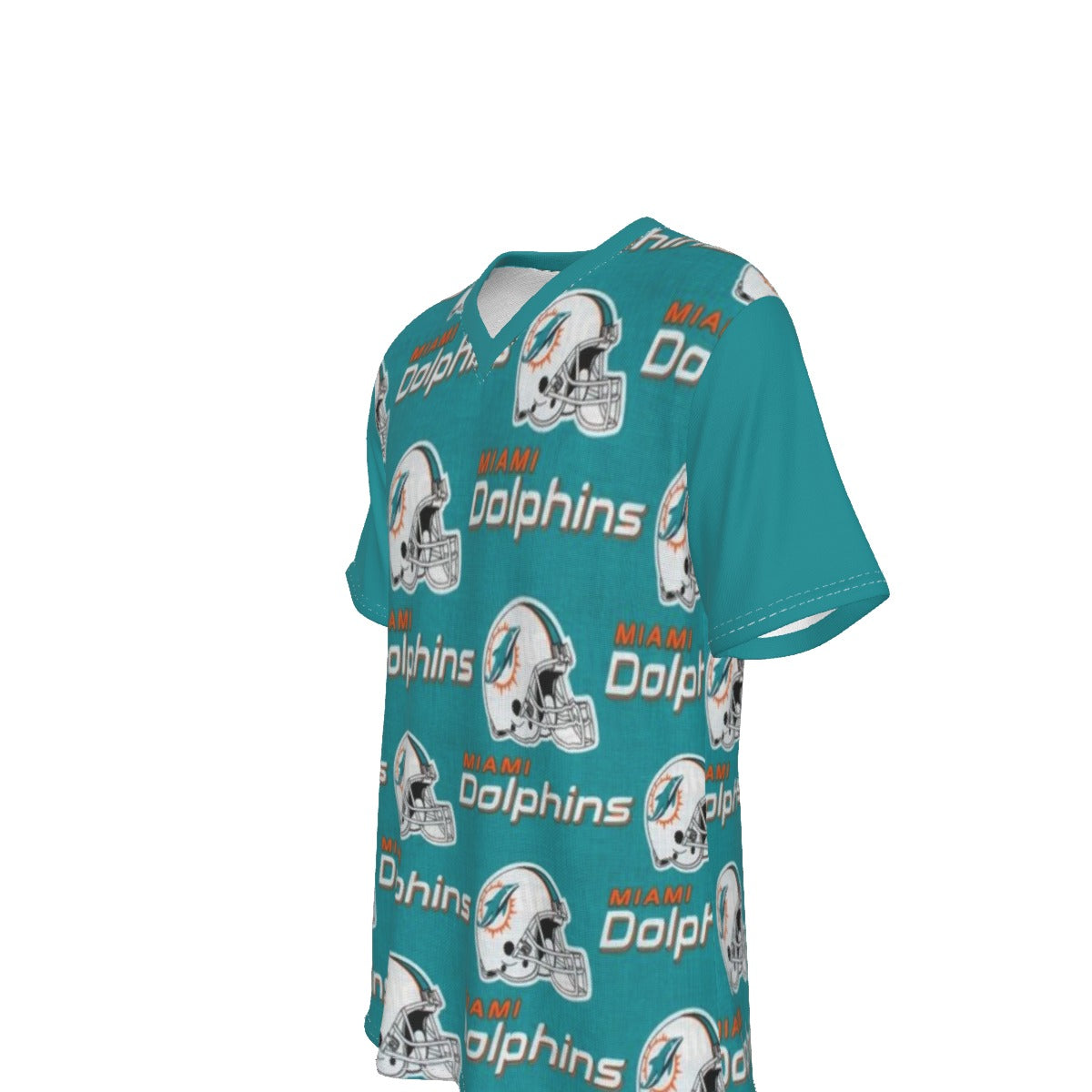 Miami Football Game Day All-Over Print V-Neck T-Shirt