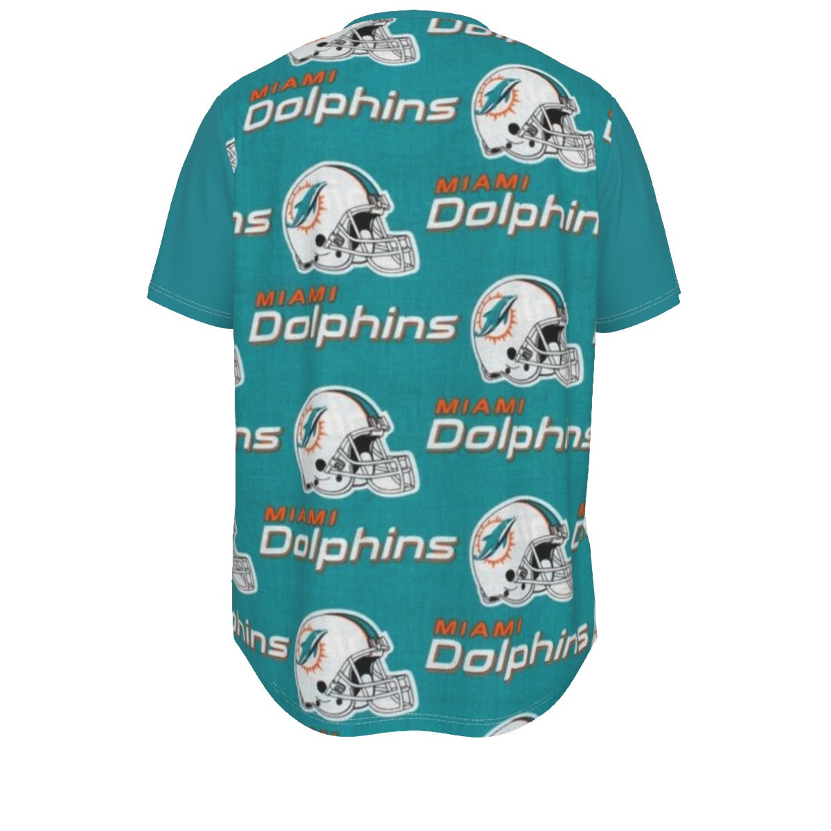 Miami Football Game Day All-Over Print Men's Short Sleeve Rounded Hem T-shirt