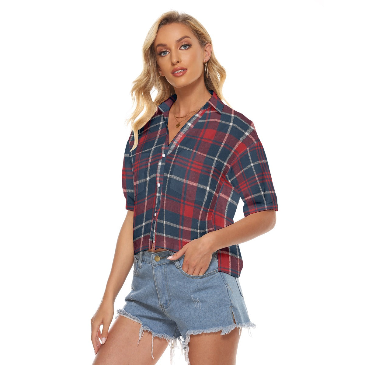 Urban Legend Arizona Wildcats Tartan Plaid Women's V-Neck Shirt – College Heritage Streetwear Style