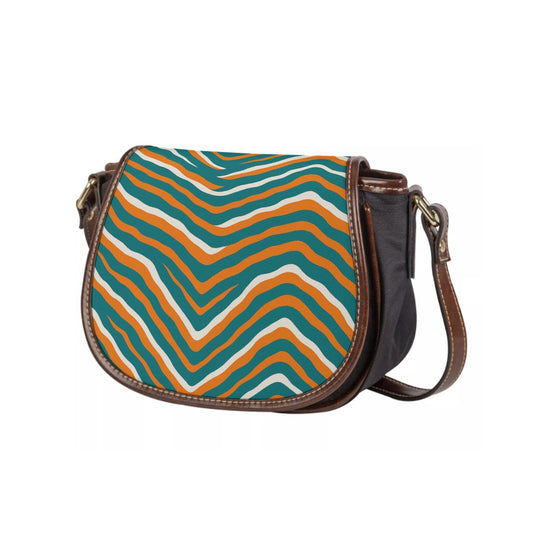 Miami Football Game Day Tambourin Bag With Single Strap