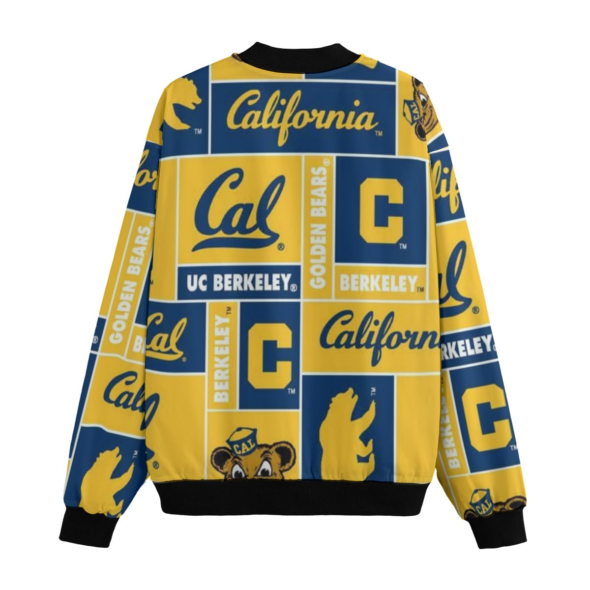 Urban Legend California UC Berkeley Golden Bears Fleece Bomber Jacket
