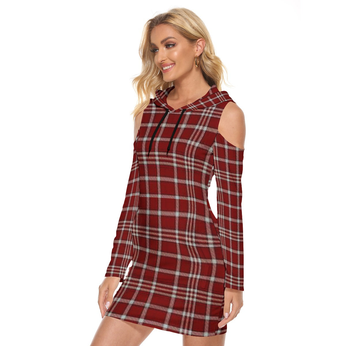 Alabama - Crimson Tidetartan plaid Women's Tight Dress