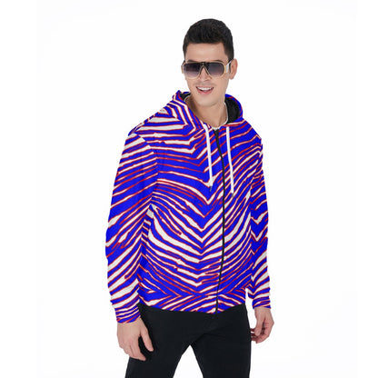 Buffalo Bills Zubaz Zip Up Hoodie With Pocket