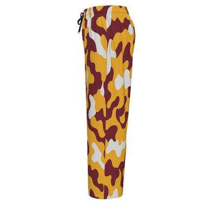 Washington Commanders Unisex Wide-Leg Pants|245GSM Cotton