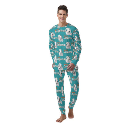 Miami Football Game Day All-Over Print Men's Pajamas