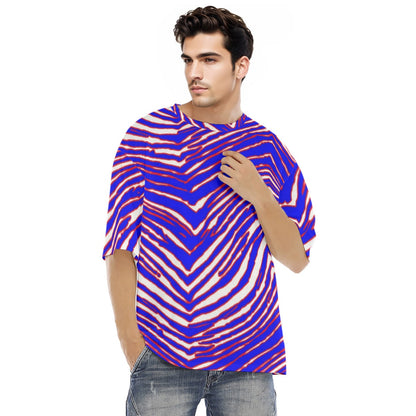 Buffalo Bills Zubaz Men's Raglan Short Sleeve T-Shirt|180GSM COTTON