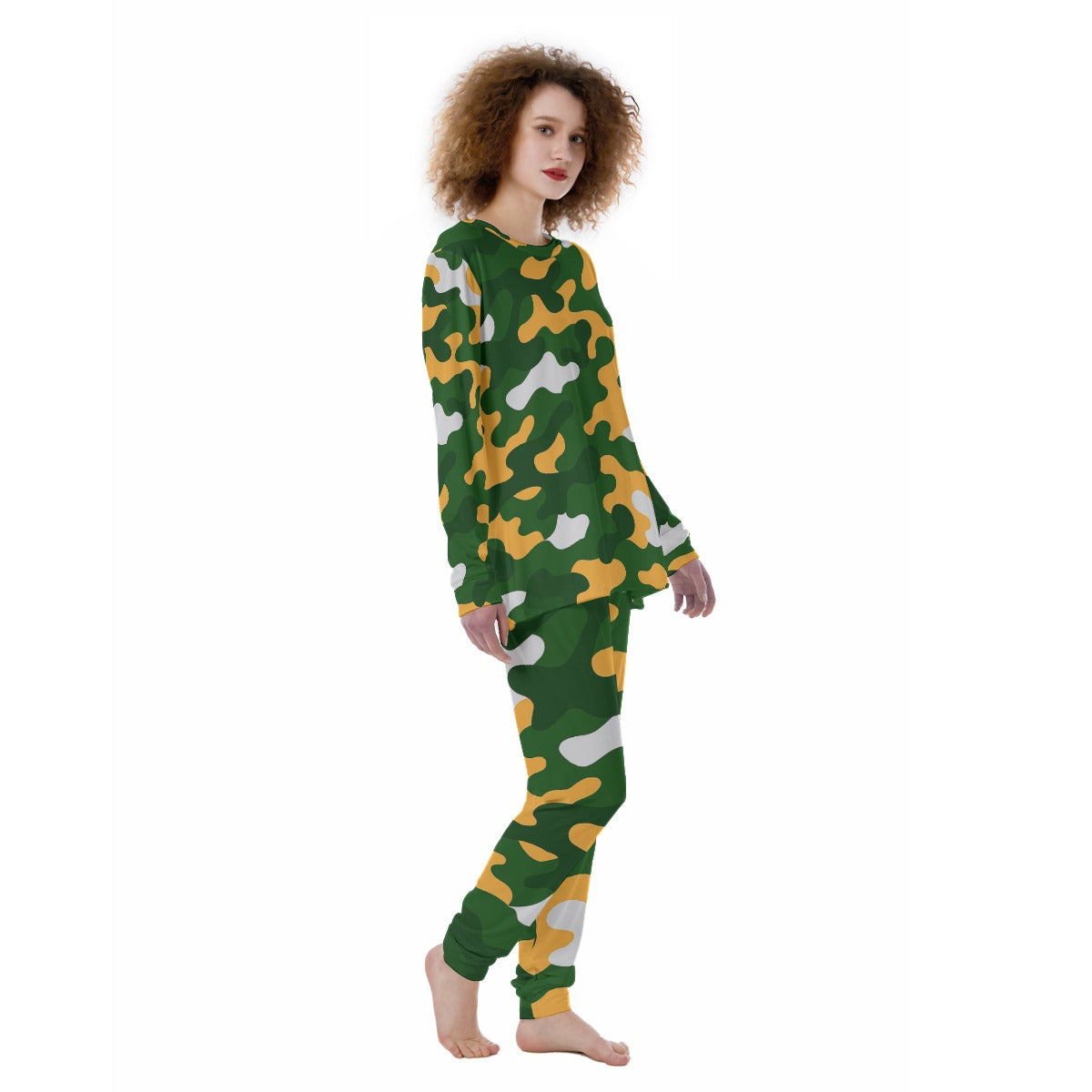 Green Bay Football Game Day All-Over Print Women's Pajamas