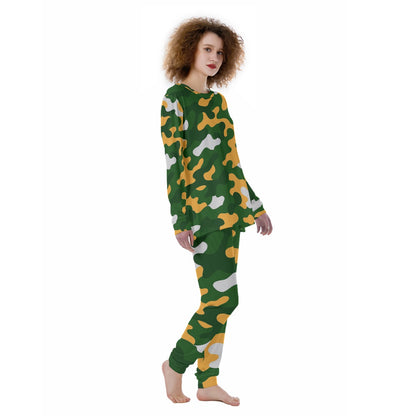 Green Bay Football Game Day All-Over Print Women's Pajamas