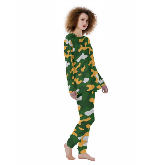 Green Bay Football Game Day All-Over Print Women's Pajamas