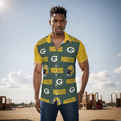 Green Bay Football Game Day All-Over Print Men's Shirt