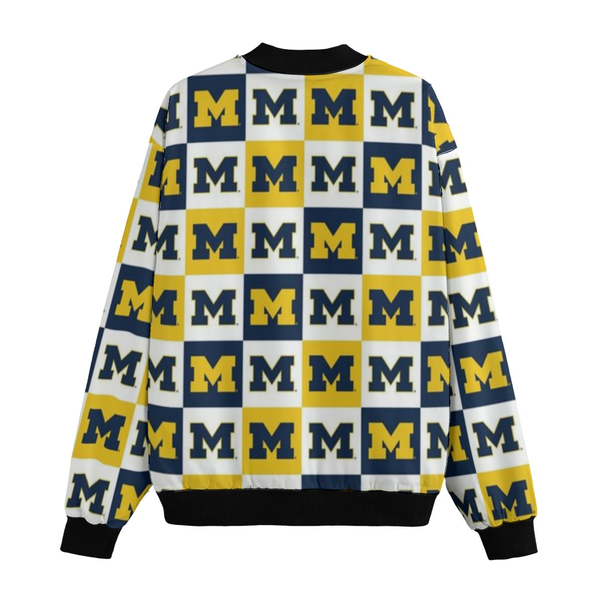 Michigan Wolverines Fleece Bomber Jacket – College Football Streetwear Style