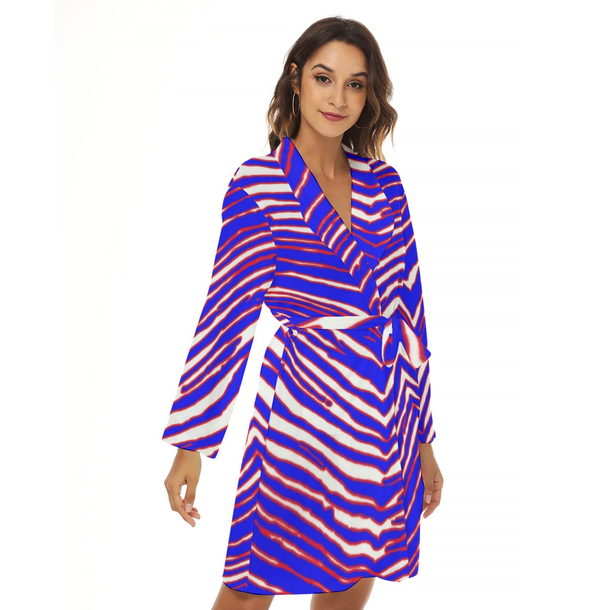 Buffalo Bills Zubaz Women's Small Robe