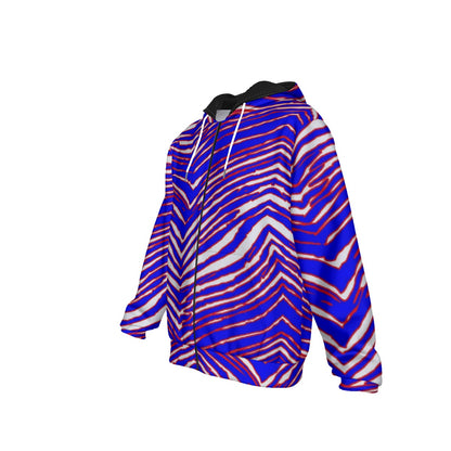 Buffalo Bills Zubaz Men's Heavy Fleece Zip Up Hoodie