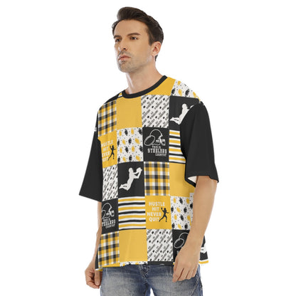 All-Over Print Men's Drop Shoulder T-shirt With Short Sleeve