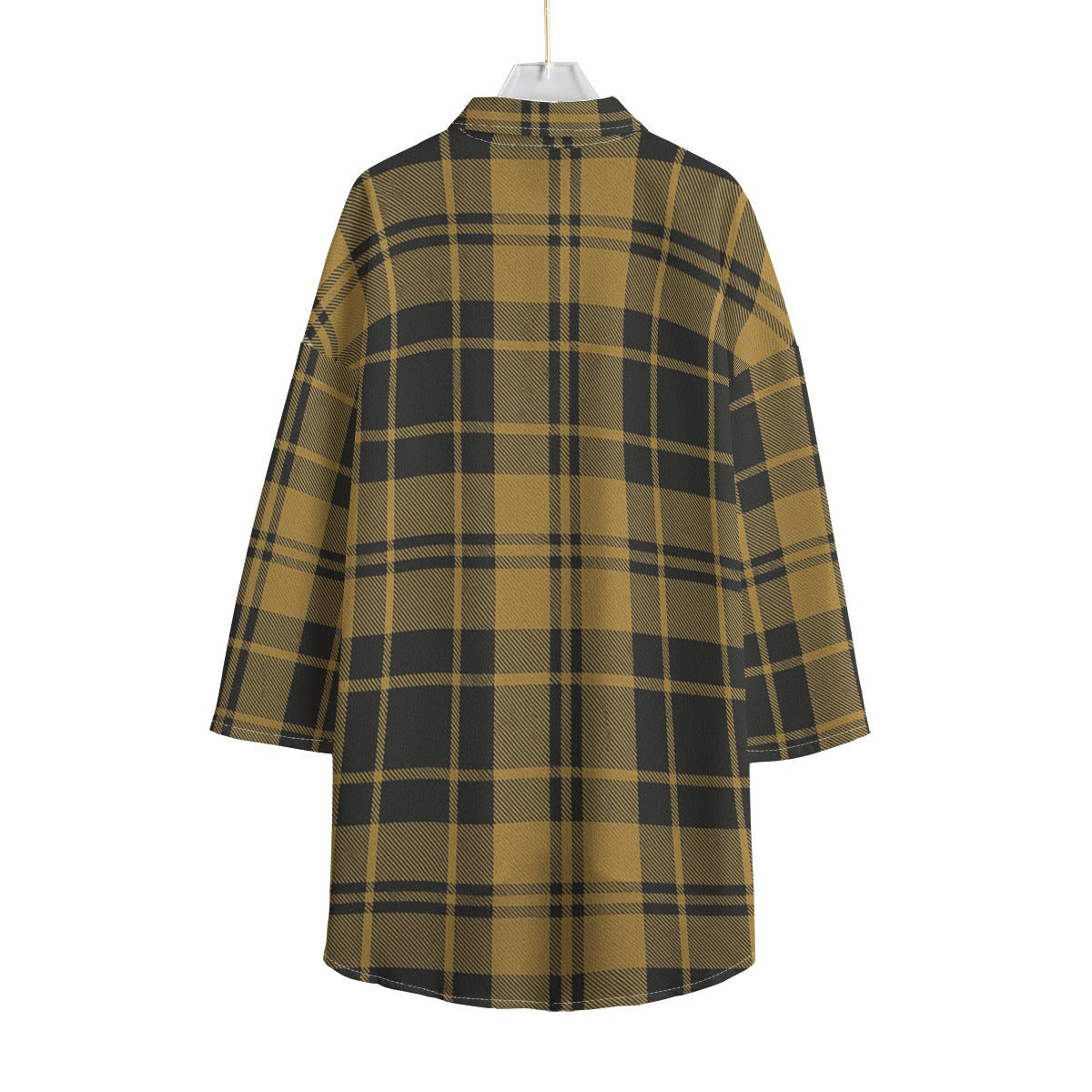 Central Florida tartan plaid  Women's Chiffon Shirt With Elbow Sleeve