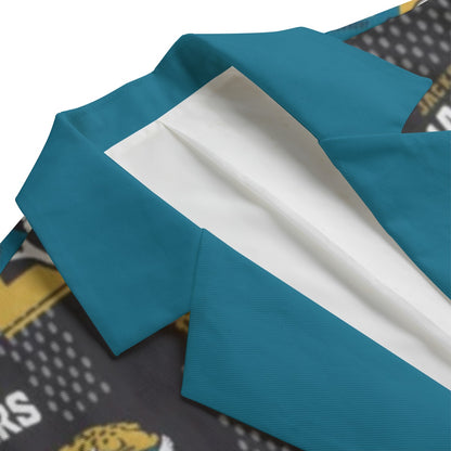 Jacksonville Jaguars suit Flat Lapel Collar Blazer
