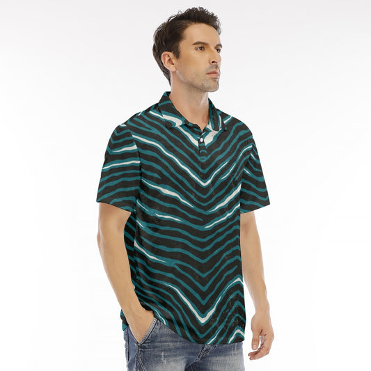 Philadelphia Football Game Day All-Over Print Men's Polo Shirt | Velvet
