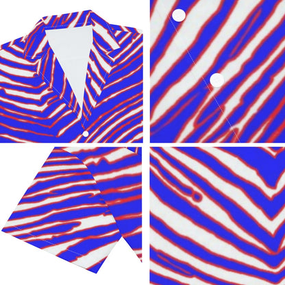 Buffalo Bills Zubaz Men's Deep V-neck Short Sleeve T-shirt
