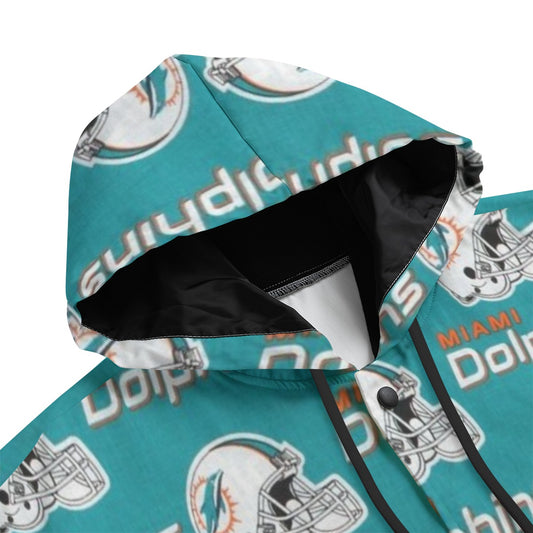 Miami Football Game Day All-Over Print Men's Varsity Jacket
