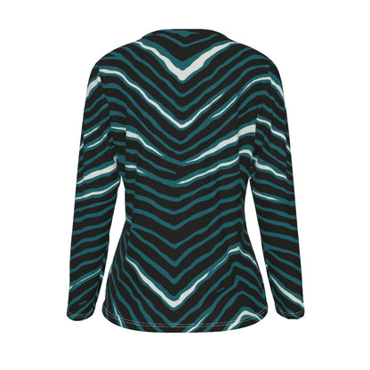 Philadelphia Football Game Day All-Over Print Women's Oversized T-shirt | 190GSM Cotton