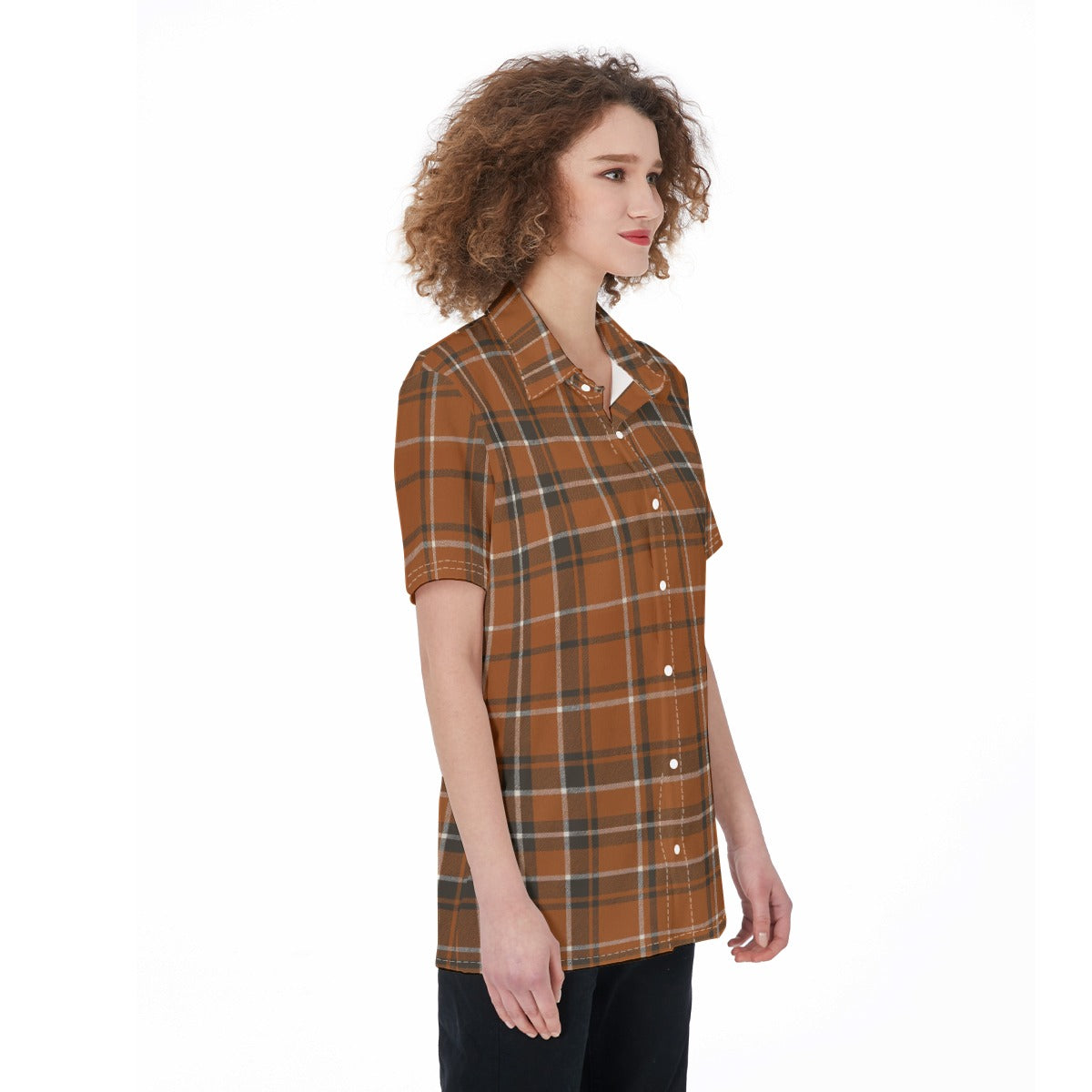 Texas at Austin Tartan plaid Longhorns Women's Shirt