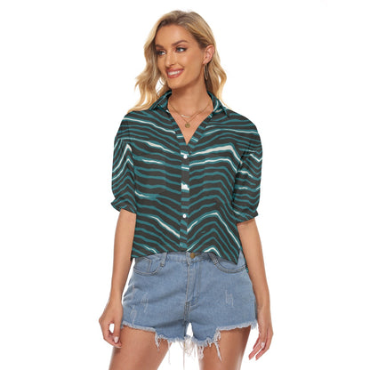 Philadelphia Football Game Day All-Over Print Women's V-neck Shirts