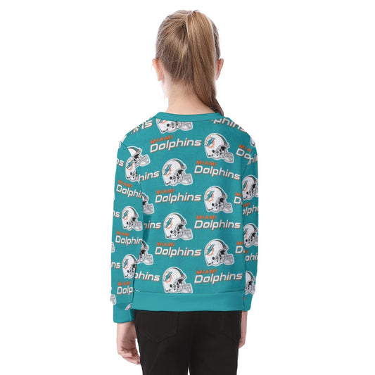 Miami Football Game Day All-Over Print Kid's Sweater