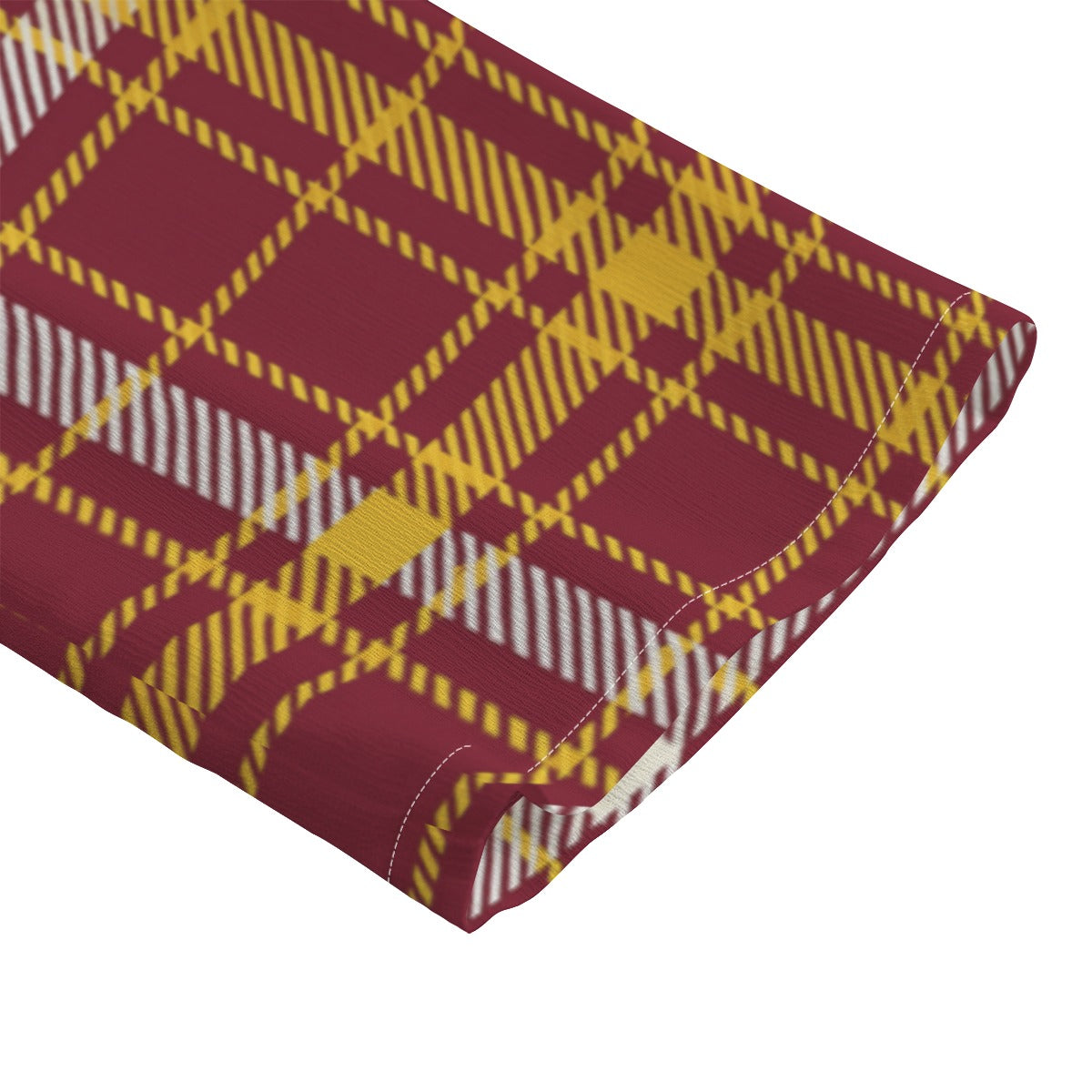 Minnesota Tartan Plaid Golden Gophers Women's Chiffon Shirt With Elbow Sleeve