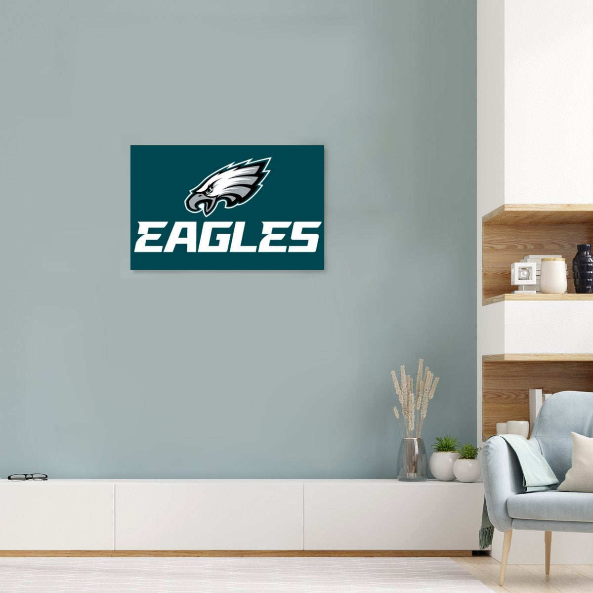 Philadelphia Football Game Day Framed Single-Piece Mural For The USA 3:2