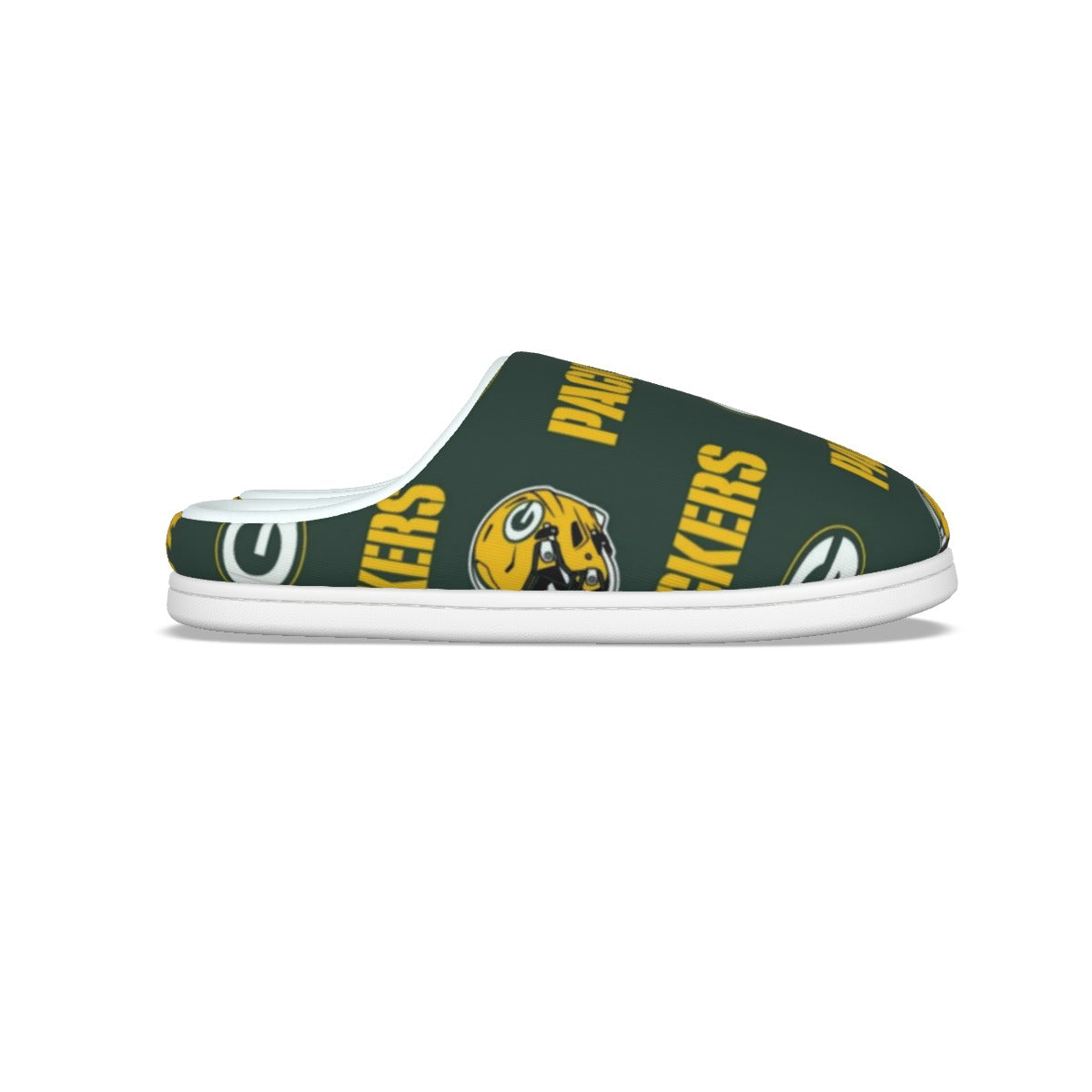 Green Bay Football Game Day All-Over Print Men's Plush Slippers