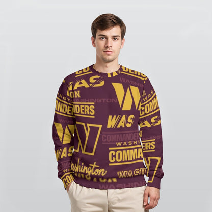 Washington Commanders Men's Heavy Fleece Sweatshirt