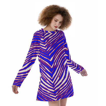 Buffalo Bills Zubaz Women's Raglan Sleeve Dress